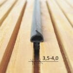 Врезной уплотнитель для деревянных дверей и окон (арт. 535)