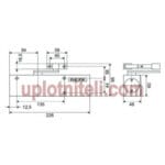 Доводчик Geze TS 2000 NV BC с тягой