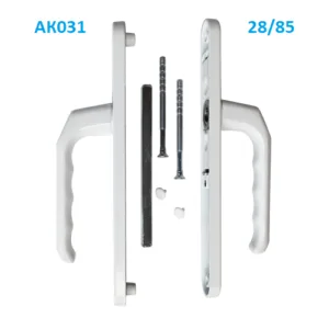 Ручка на планке AK031 85 мм белая