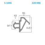 Ущільнювач KBE 228 S-1646