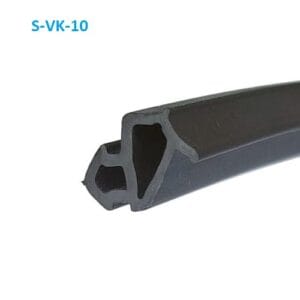 Ущільнювач притвору S-VK-10 для вікон Veka з каучуку чорний EPDM