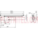 Доводчик Geze TS 5000 V з ковзною шиною