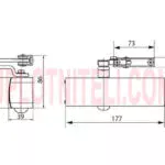 Доводчик Geze TS 1500 с тягой
